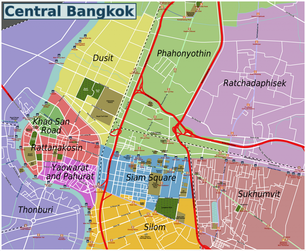 Bangkok regions